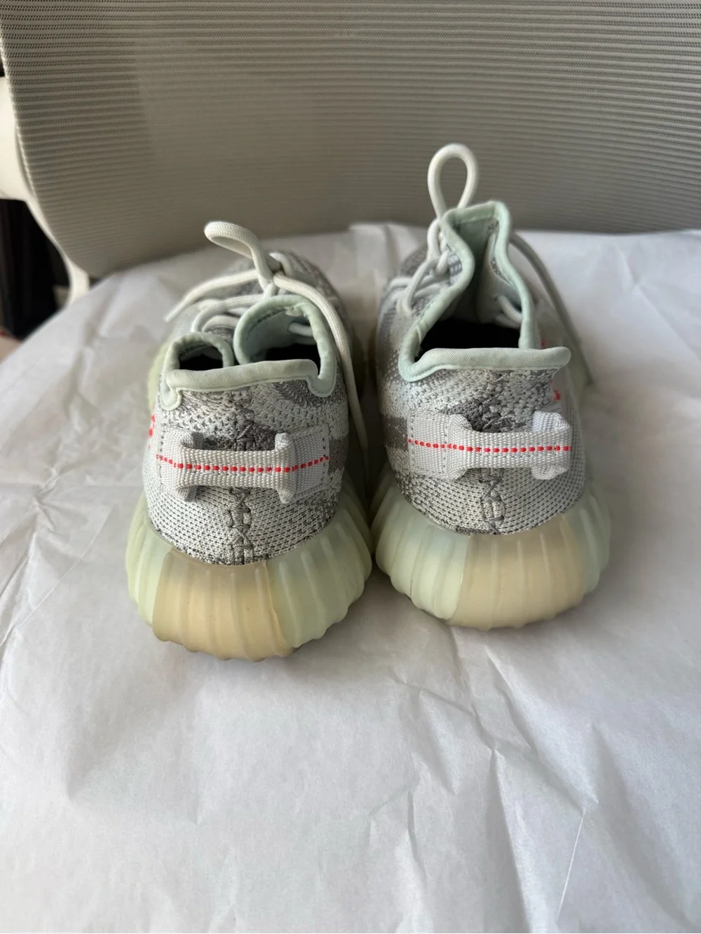 Adidas Yeezy Boost 350 V2 Gray Tint Blue Men’s 7 Women’s 8 Authentic No Box